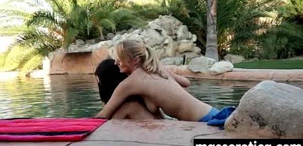  Gorgeous masseuse explores the body of a sexy lesbian beauty 15